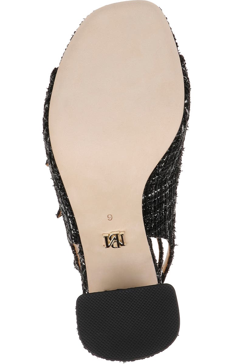 Badgley Mischka Collection Vella Ankle Strap Sandal, Alternate, color, Black Multi