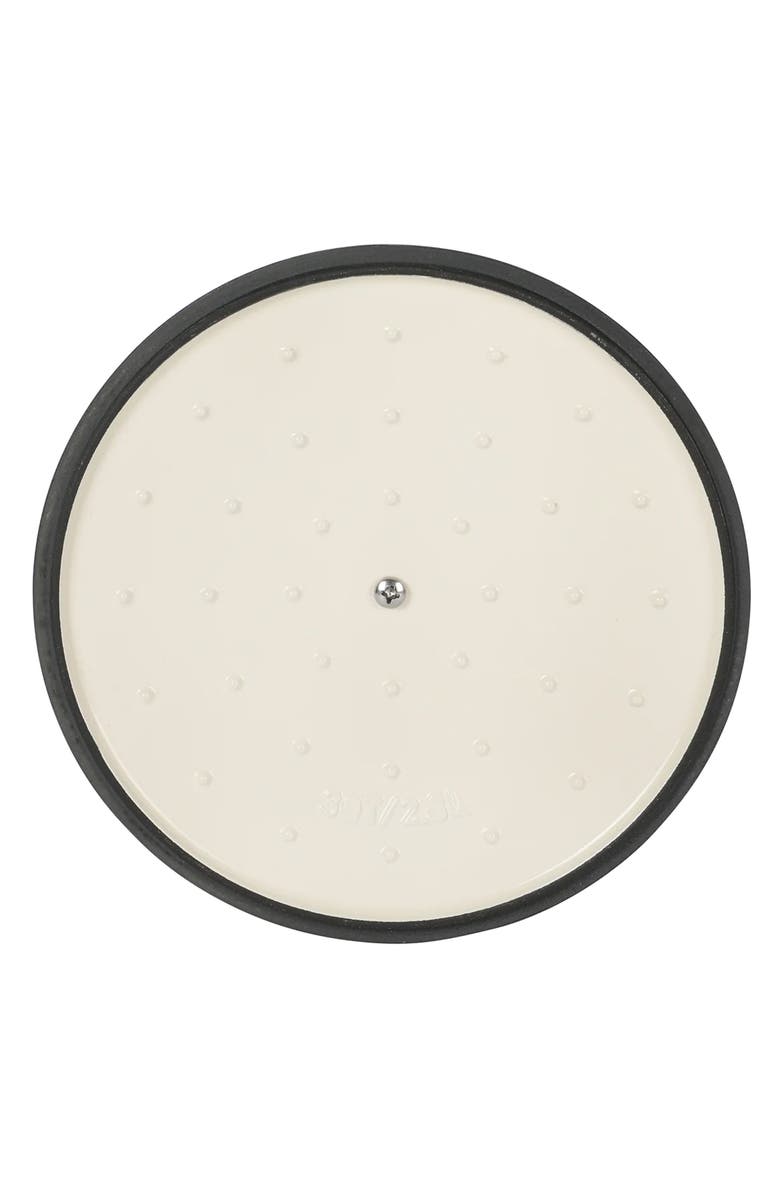 Crock-pot 3 Quart Enameled Cast Iron Saucepan with Lid, Alternate, color, Red