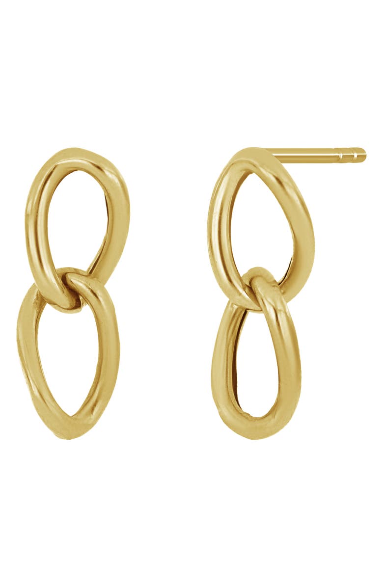 Bony Levy 14K Gold Double Link Drop Earrings, Main, color,