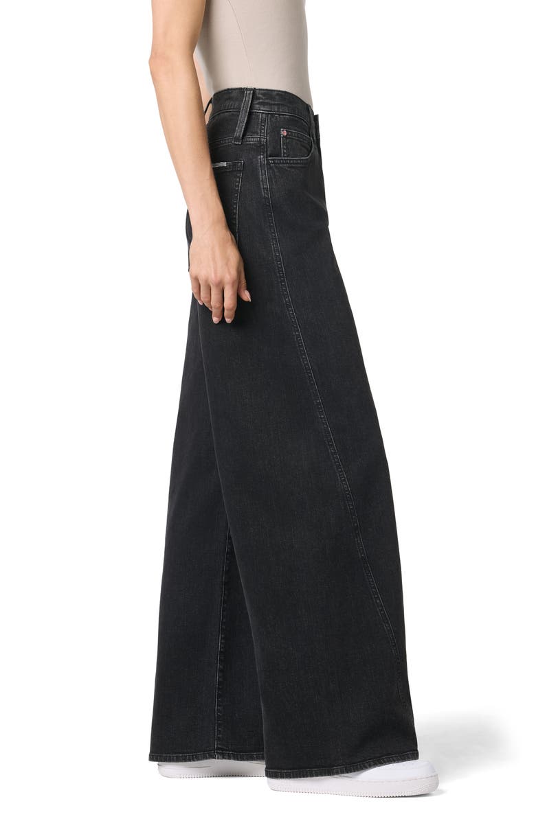 Hudson Jeans Jamie Forward Seam High Waist Wide Leg Jeans, Alternate, color, Plath