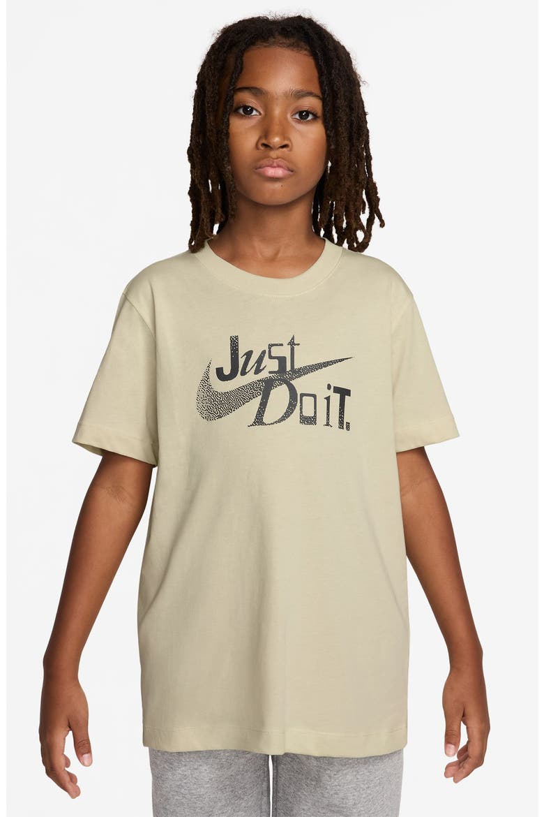 Just Do It Logo T-Shirt, Main, color, LIGHT KHAKI