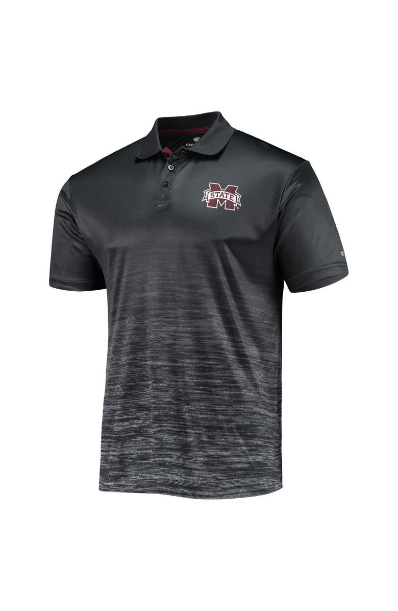 COLOSSEUM Men's Colosseum Black Mississippi State Bulldogs Marshall Polo, Alternate, color, 