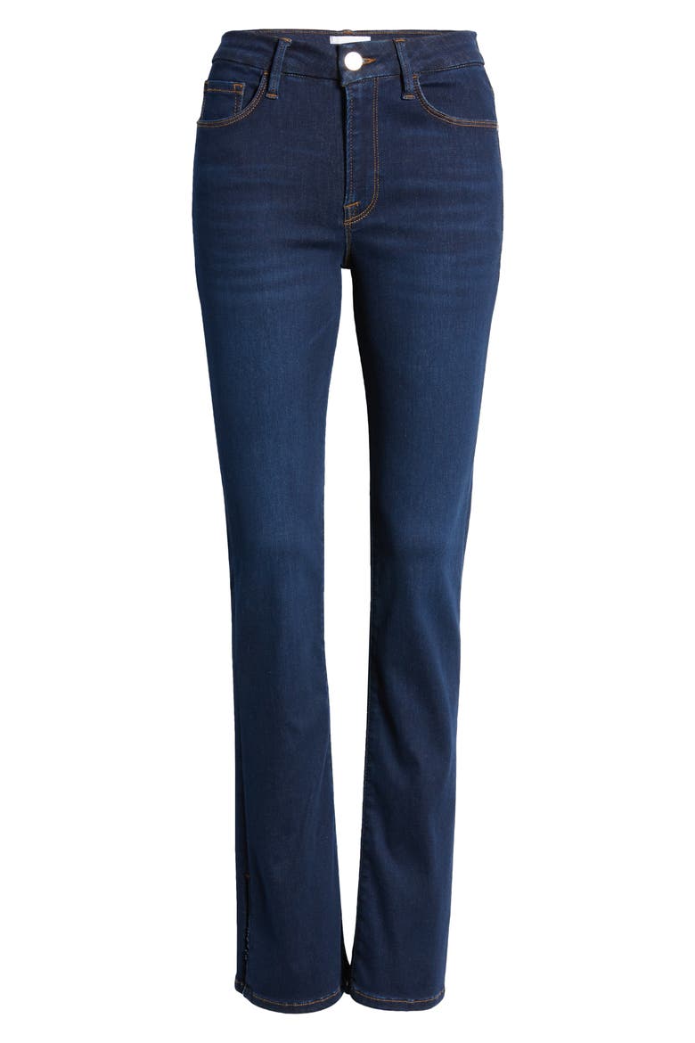 Le Mini Bootcut Jeans, Alternate, color, CLAREMORE SLIT