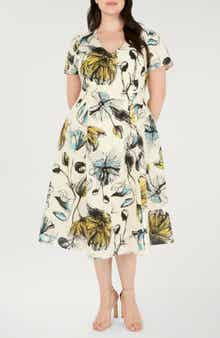 Vanessa Floral Empire Waist Dress