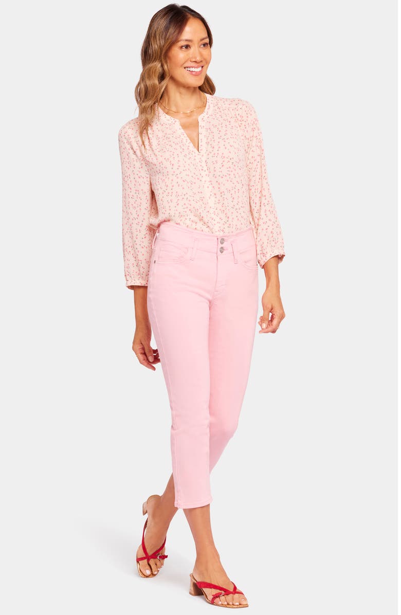 NYDJ Chloe Hollywood Side Slit Capri Jeans, Alternate, color,