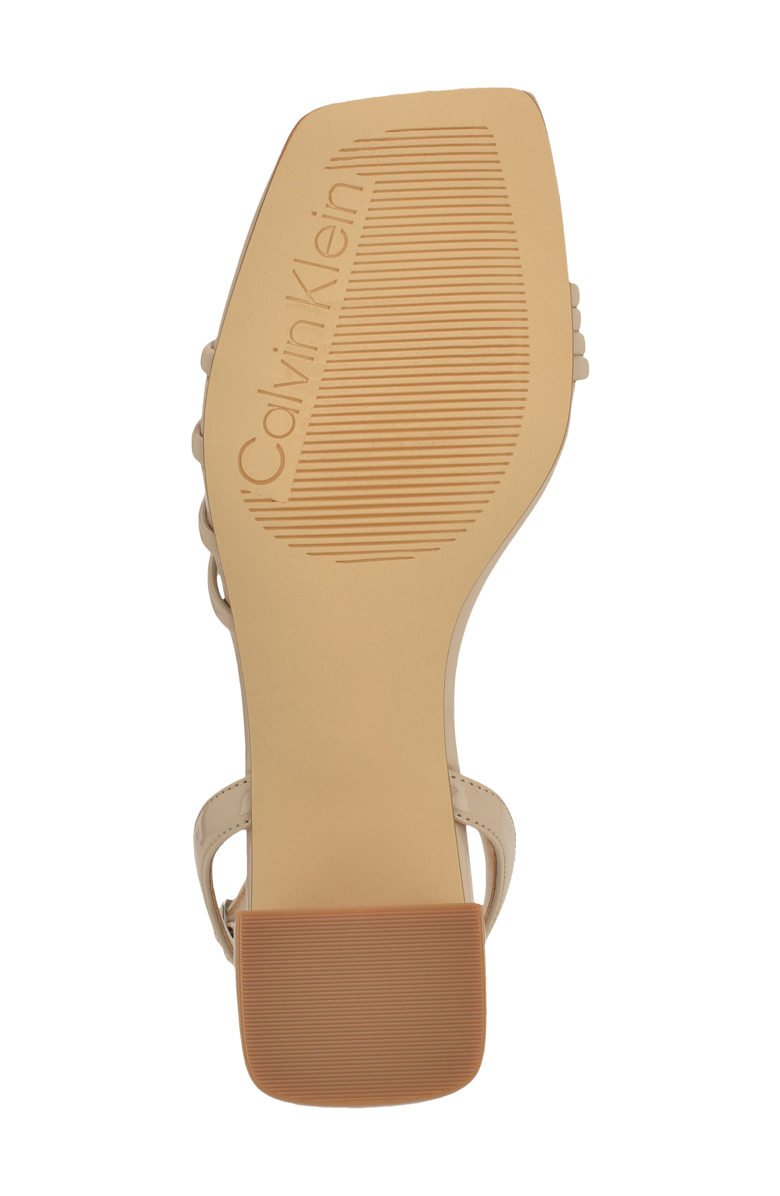 Calvin Klein Pazey 2 Ankle Strap Sandal, Alternate, color, Taupe