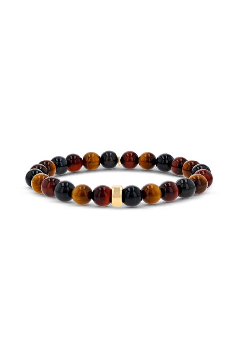 Mr Lowe Bead Bracelet with Plain Rondelle