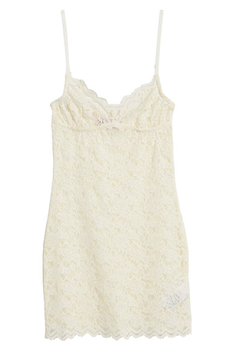 Melia Sheer Lace Body-Con Dress, Alternate, color, CREAM