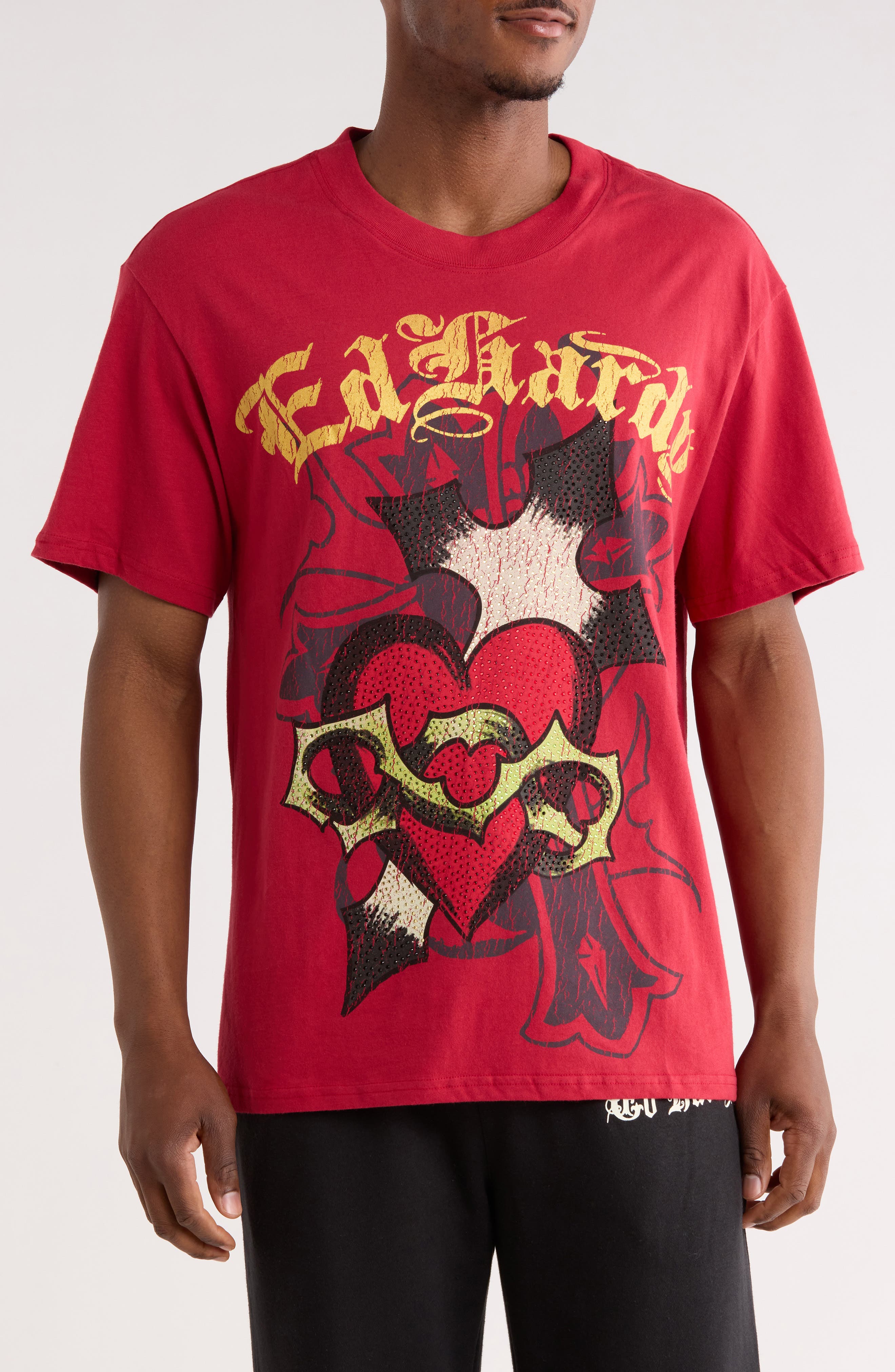 Ed Hardy Sacred Heart Graphic T-Shirt