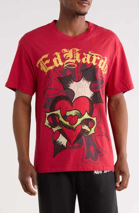 Ed Hardy Sacred Heart Graphic T-Shirt