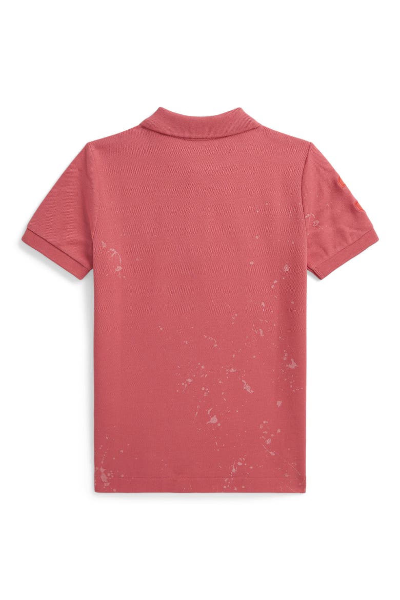 Kids' Cotton Mesh Polo, Alternate, color, ADIRONDACK BERRY