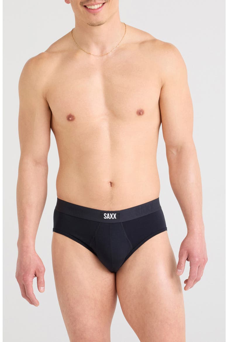 Assorted 2-Pack Vibe Xtra Soft Comfort Briefs, Main, color, BLACK