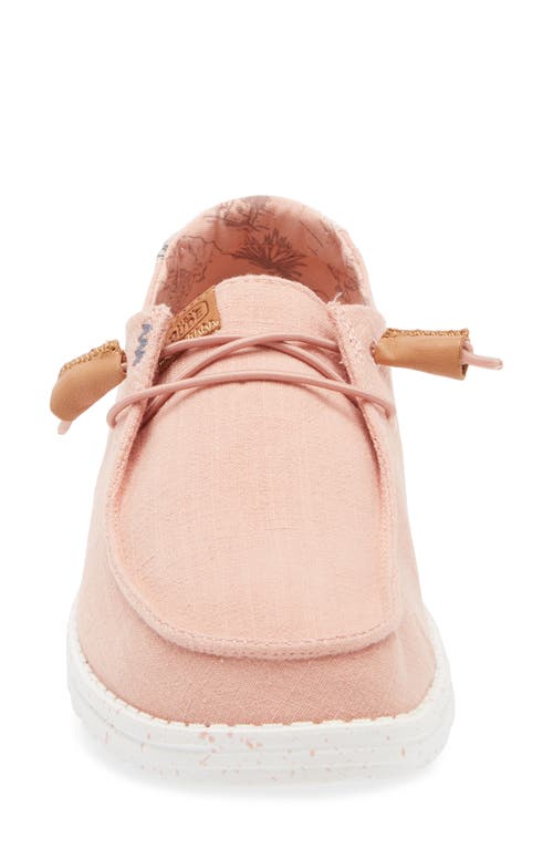 Hey Dude Wally Moc Toe Slip-on Shoe In Rose Cloud