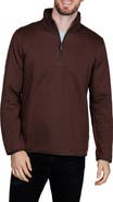 TailorByrd Quilted Quarter Zip Pullover