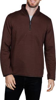 TailorByrd Quilted Quarter Zip Pullover