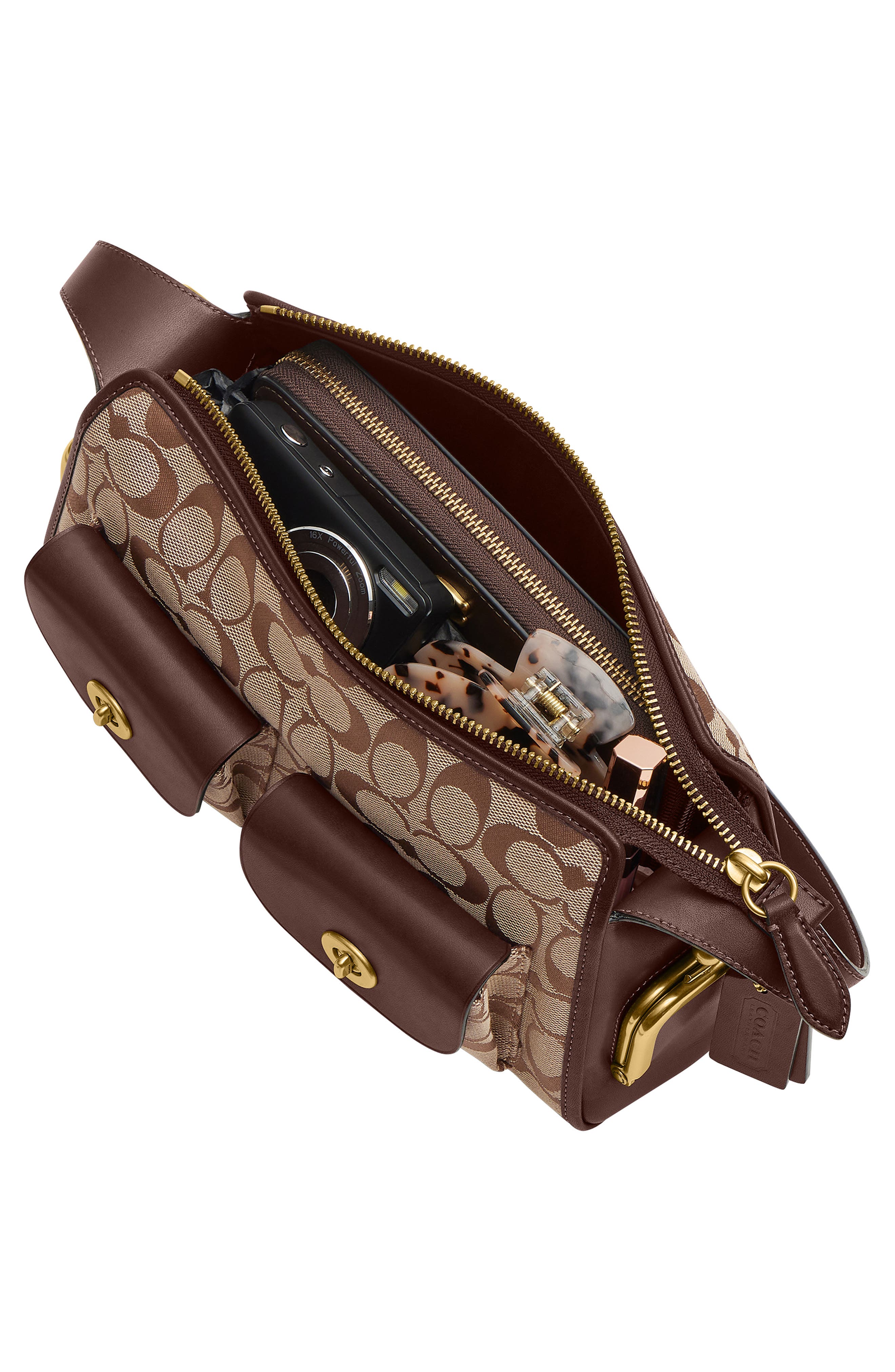 COACH The Coach Originals Turnlock Haversack Bag 27 in Signature