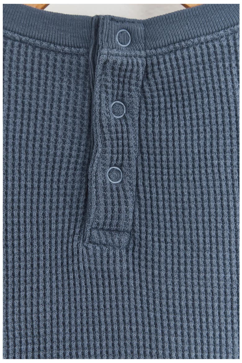 Waffle Front Pocket Sweatshirt for Infant, Alternate, color, Blue-graphite
