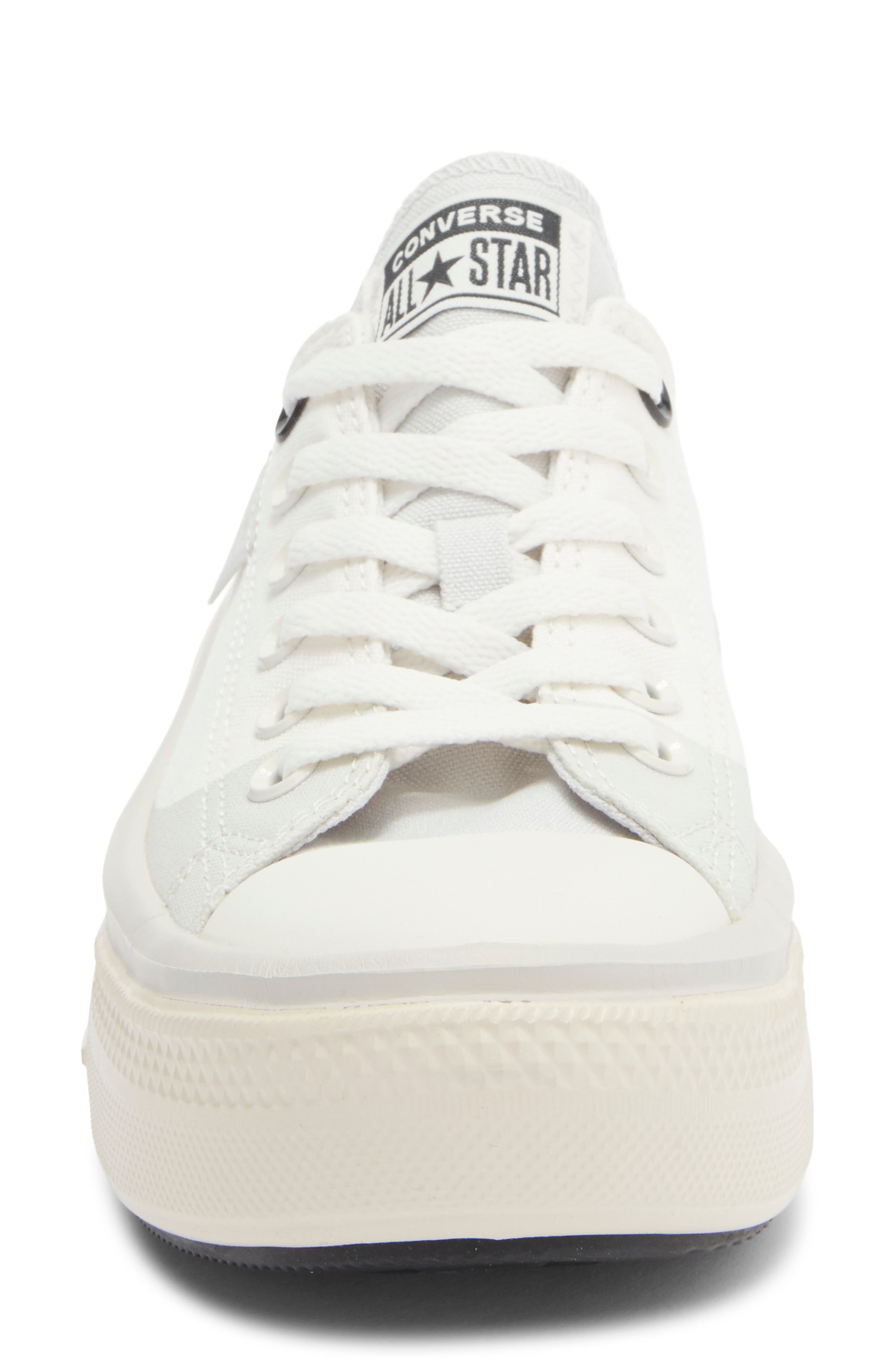 Converse Chuck Taylor<sup>®</sup> All Star<sup>®</sup> Move Low Top Platform Sneaker, Alternate, color, Vintage White/ Barely Grey
