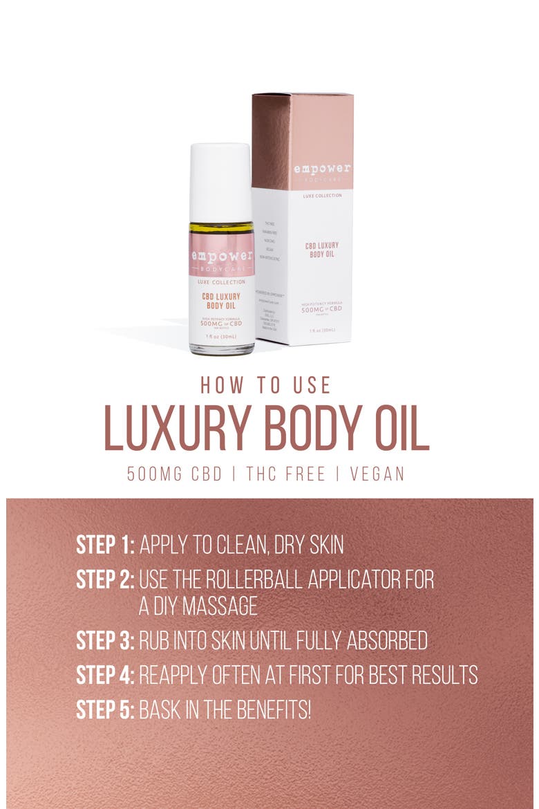 CBD Luxury Body Oil, Alternate, color, NO COLOR