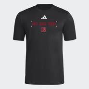 adidas Men's adidas  Black Nebraska Huskers Locker Slogan Football Pre-Game T-Shirt