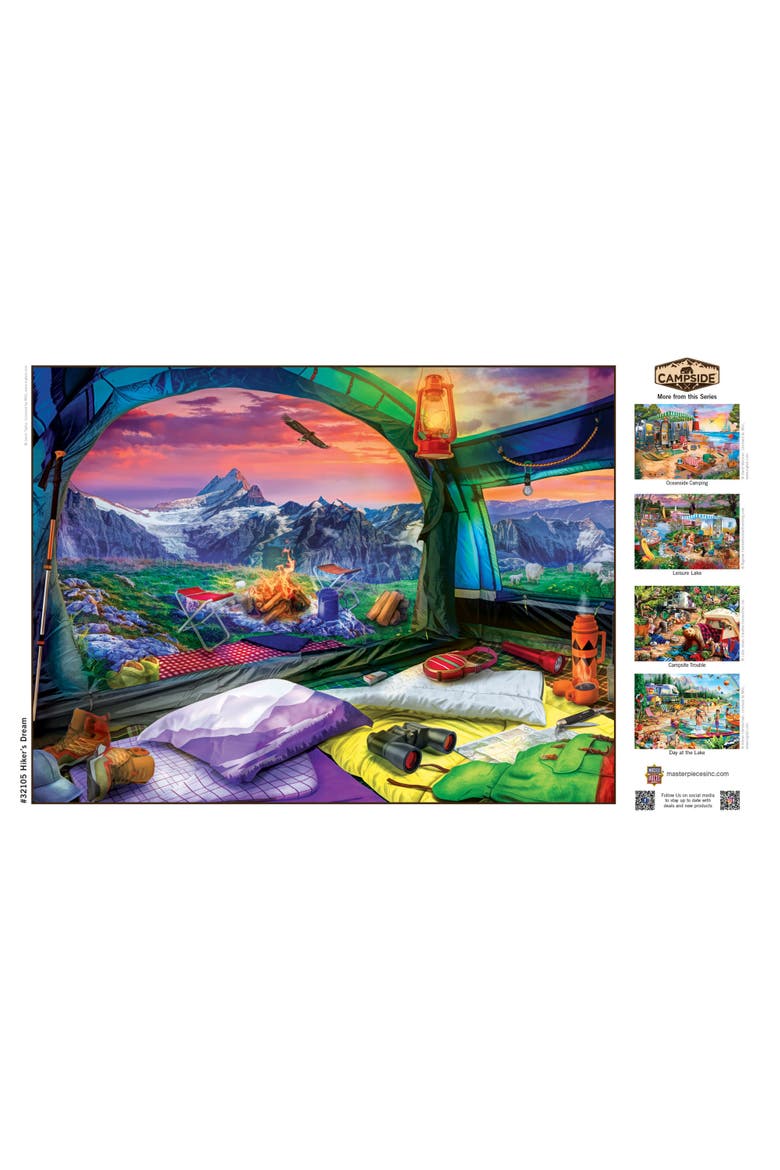 Hiker's Dream 300 Piece Jigsaw Puzzle, Alternate, color, Multicolor