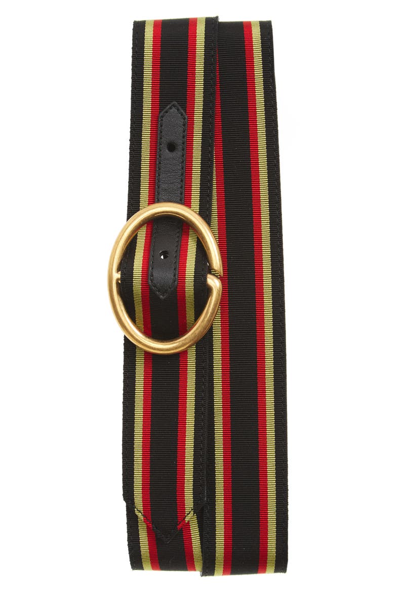 Slider Belt, Main, color, BLACK/ RED
