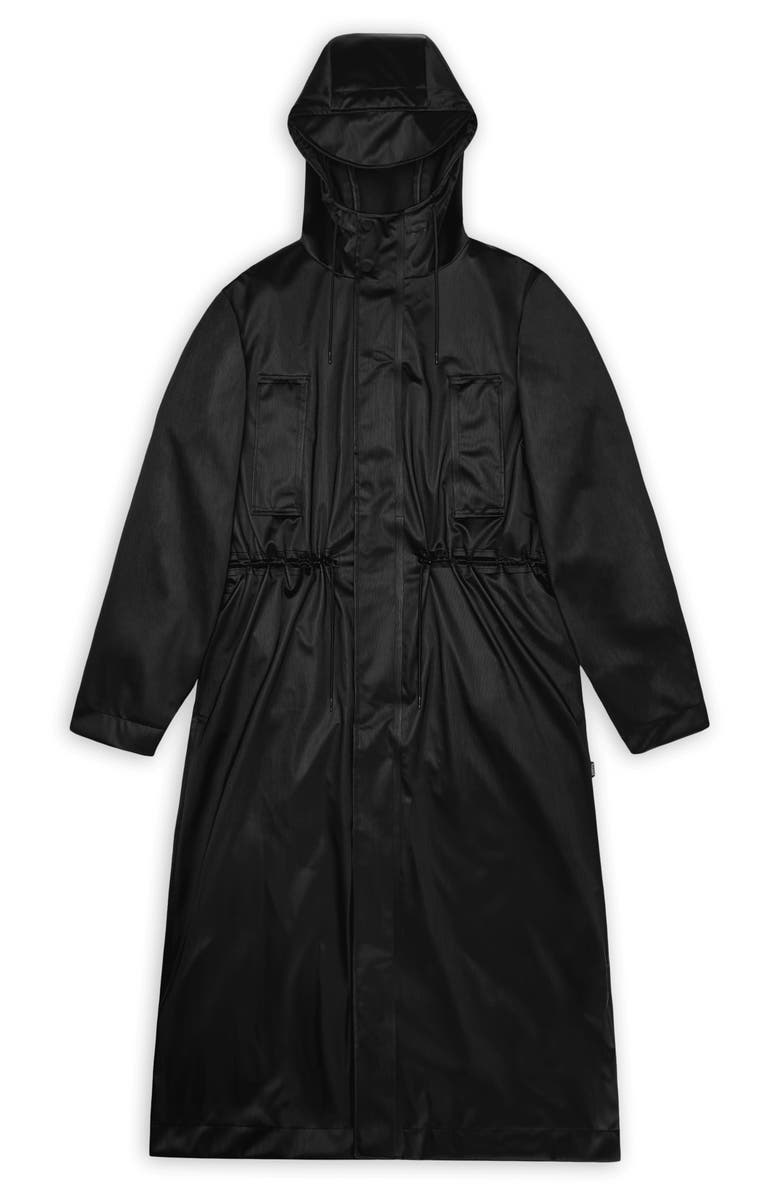 Rains Waterproof Hooded Raincoat, Alternate, color,