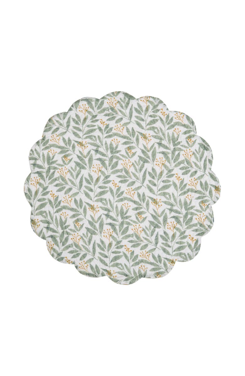 C&F Home Blue Joelle Round Set of 6 Placemats  17", Alternate, color, Blue