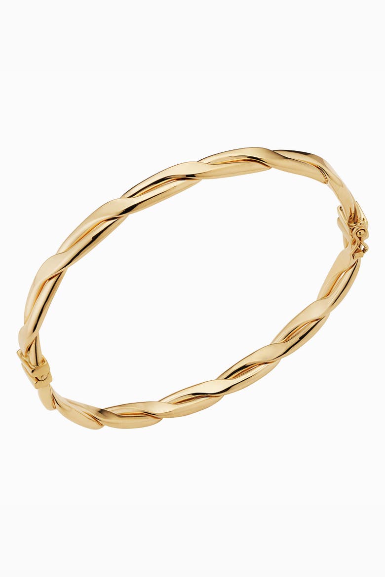 14K Yellow Gold Amore Bangle, Main, color, Yellow Gold