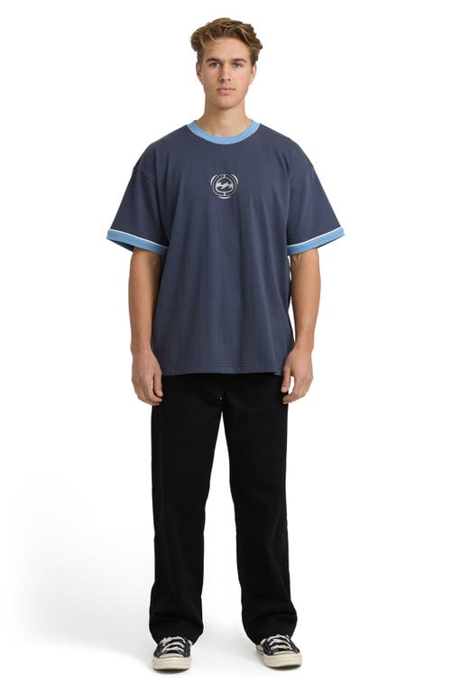 Billabong Spec Ringer Graphic T-shirt In Blue
