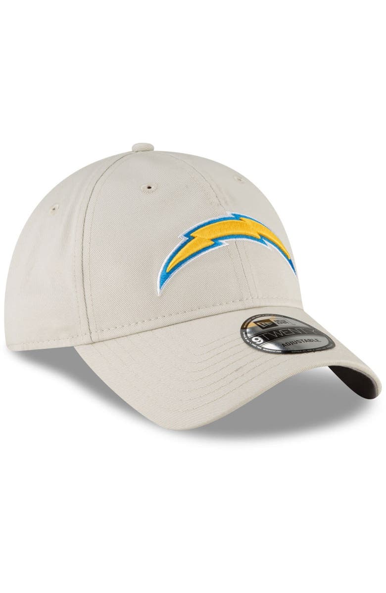 New Era Men's New Era Khaki Los Angeles Chargers DB Playmaker 9TWENTY Adjustable Hat, Alternate, color,