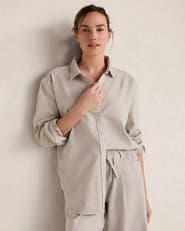 Haven Well Within The Daily Shirt in Cotton Denim Ecru