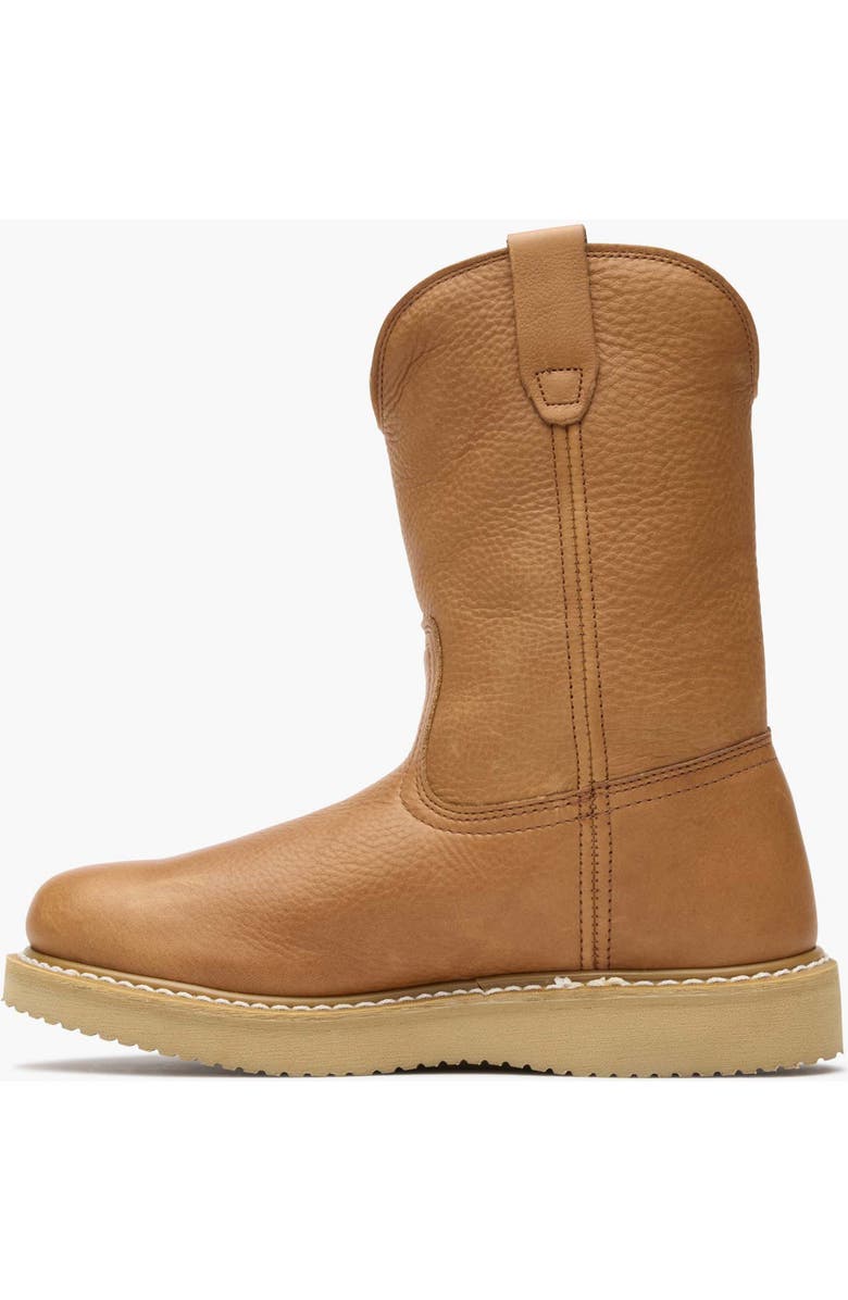 Georgia Boot Wedge Work Wellington, Alternate, color, Barracuda Gold