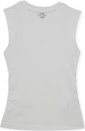 Reiss Trudy Ruched Rib Tank