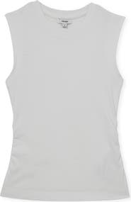 Reiss Trudy Ruched Rib Tank