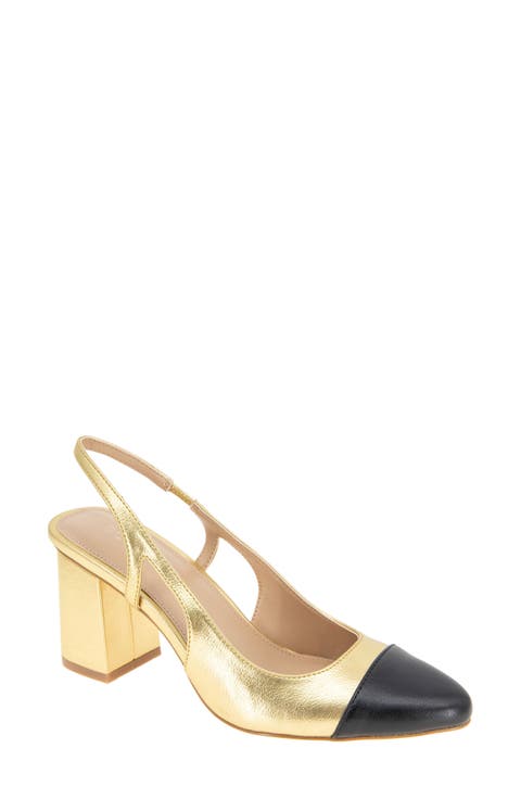 Darrin Block Heel Slingback Pump (Women)