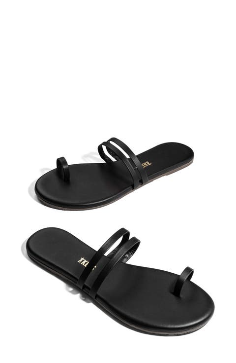 Women's Black Flat Sandals | Nordstrom