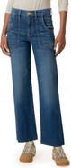KUT from the Kloth Avery Raw Hem High Waist Straight Leg Jeans
