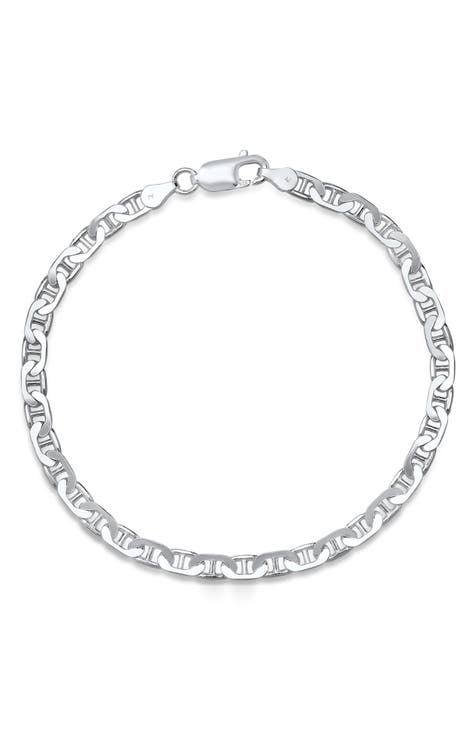 Men's Thin Mariner Chain Bracelet