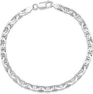 HMY JEWELRY Men's Thin Mariner Chain Bracelet