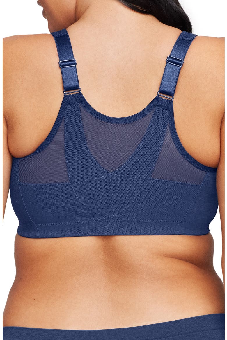 MagicLift® Front Closure Posture Back Bra, Alternate, color, BLUE