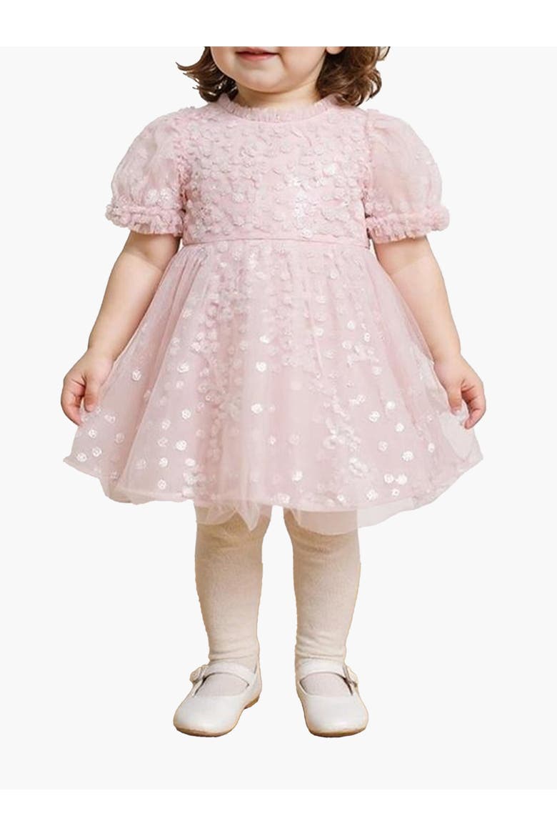 Kids' Floral Confetti Dress, Main, color, Peony Pink/Cream