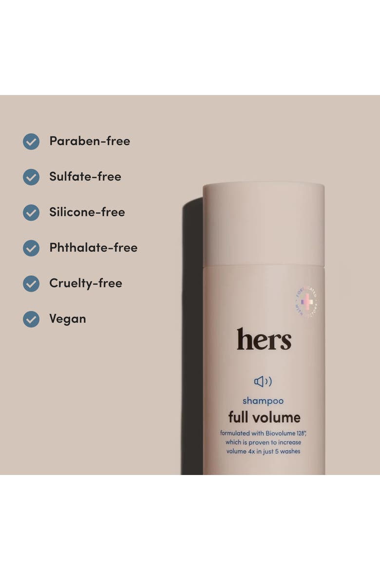 Full Volume Shampoo Volumizing, Shine Enhancing, Soft Cedar & Citron Formula, Alternate, color, Beige