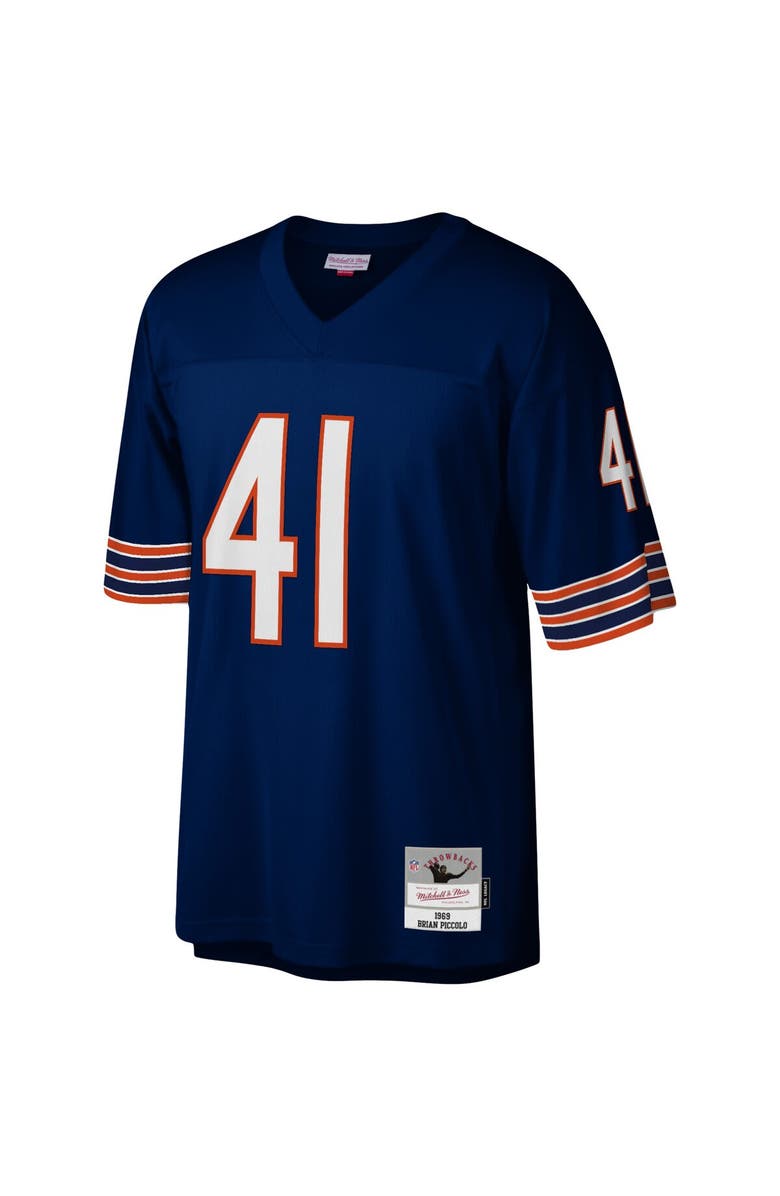 Mitchell & Ness Men's Mitchell & Ness Brian Piccolo Navy Chicago Bears Legacy Replica Jersey, Alternate, color, Navy