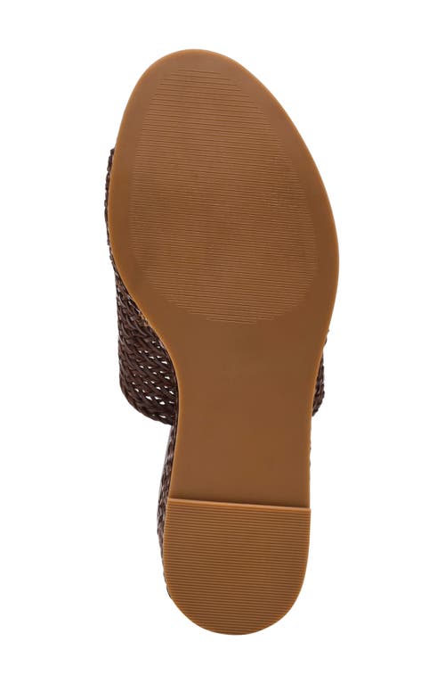 Steve Madden Cassi Platform Wedge Slide Sandal In Brown