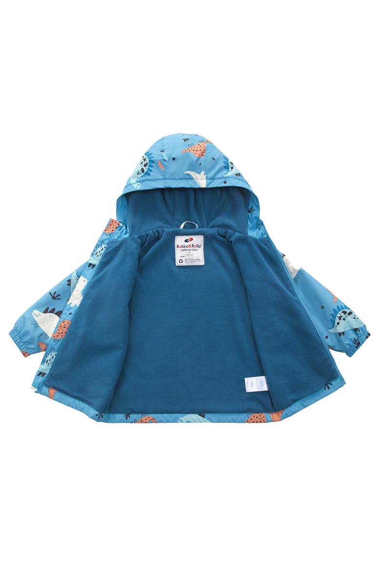 Lightweight Fleece Lined Windbreaker Jacket, Alternate, color, BLUE