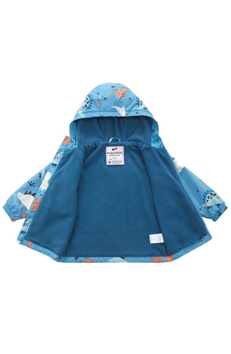 Rokka&Rolla Lightweight Fleece Lined Windbreaker Jacket, Alternate, color, Blue