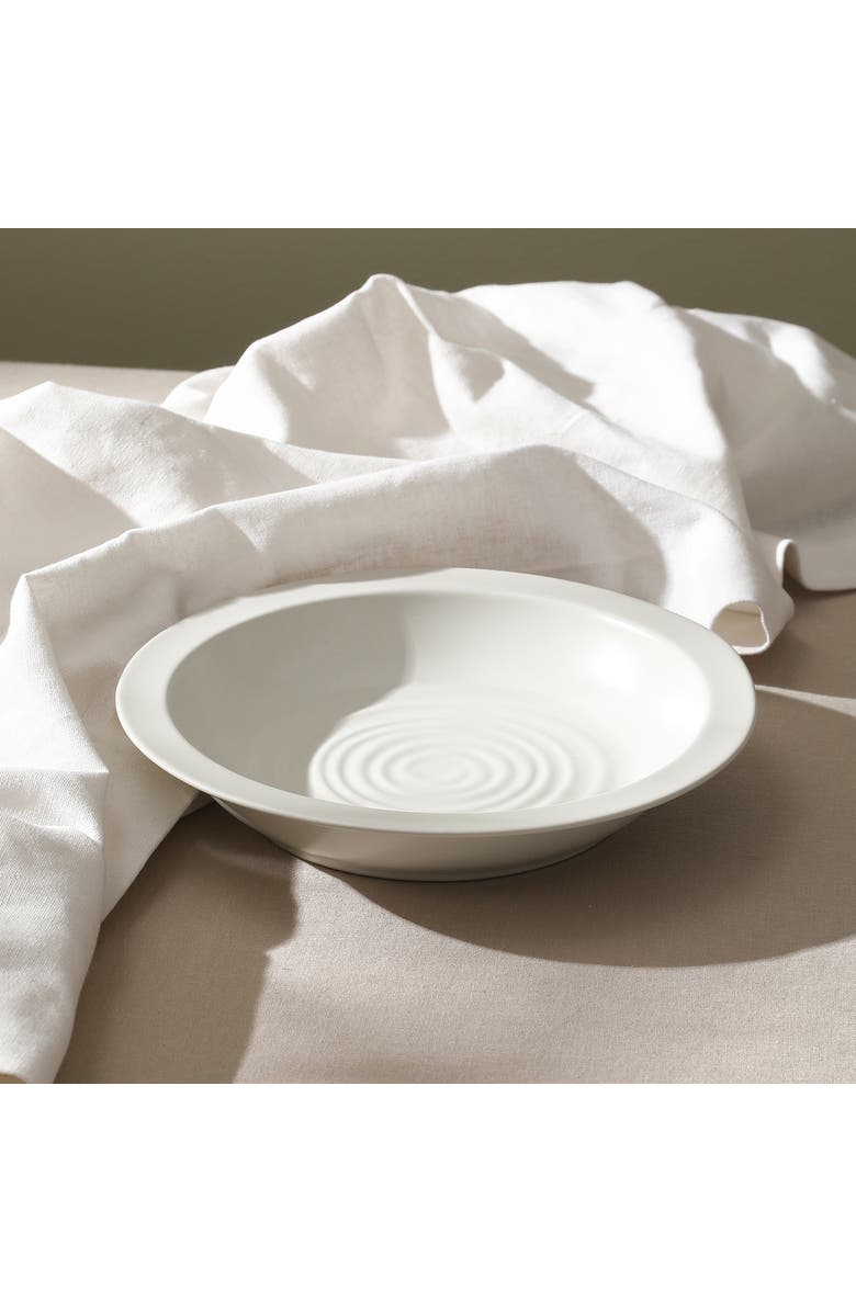 Stone Lain Orbit Stoneware 4-Piece Pasta Bowl Set, Alternate, color, White