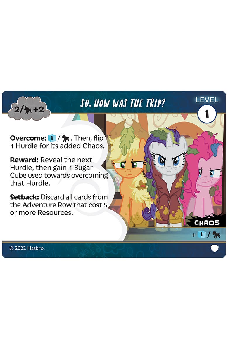 Renegade Game Studios My Little Pony Adventures In Equestria Deckbuilding Game True Talents Expansion, Alternate, color,