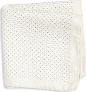 Jack Victor Keele Neat Dot Silk Pocket Square